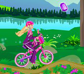 Hra - Barbie na bicykli