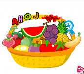 Košík s ovocím