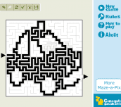 Hra - Maze A Pix