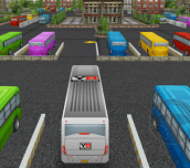 Bus Parking 3D World