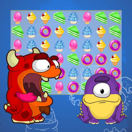 Hra - Candy Monster Match 3