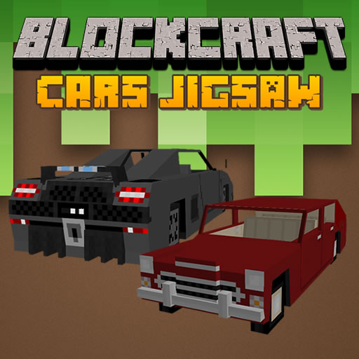 Hra - Blockcraft Cars Jigsaw